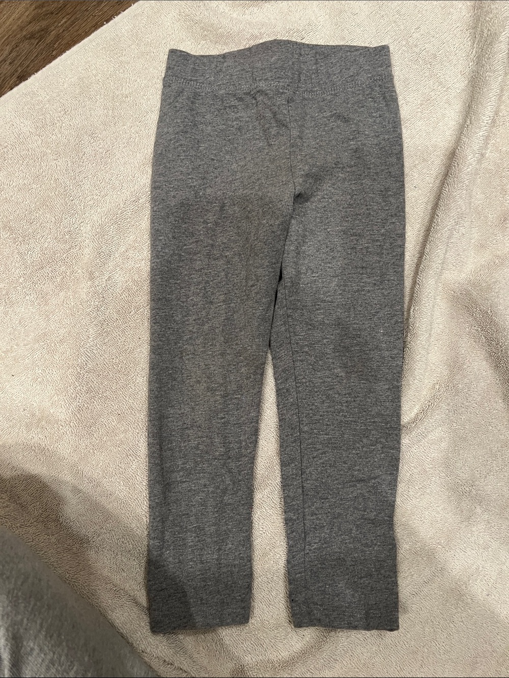 Kids Gray Knit Leggings